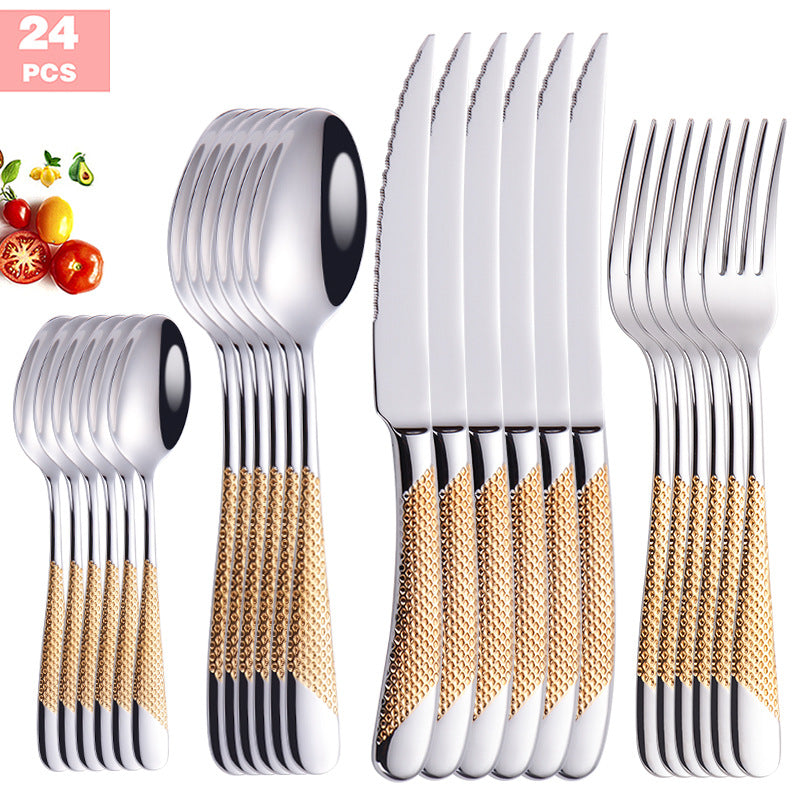 Elevate Your Dining Experience with the Western Tableware Gift Box Cutlery Set